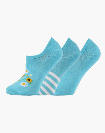 Bamboozld - 3pk Secret Socks - Sunny Days