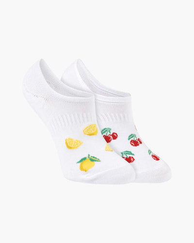 Bamboozld - 2pk Invisible Socks - Summer Fruits