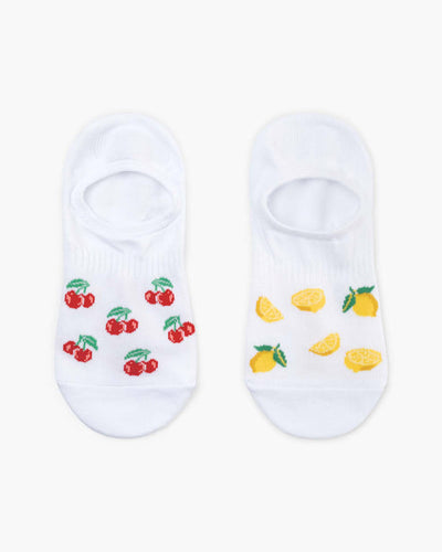 Bamboozld - 2pk Invisible Socks - Summer Fruits