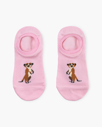 Bamboozld - Womens 2pk Invisble Socks - Safari