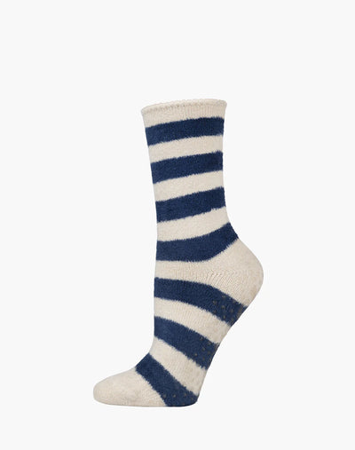 Bamboozld - Luxe Bed Sock - Navy Stripe