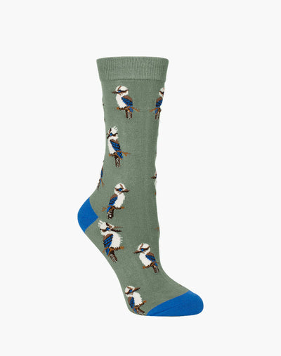Pussyfoot - Womens Kookaburra Bamboo Sock | Light Khaki