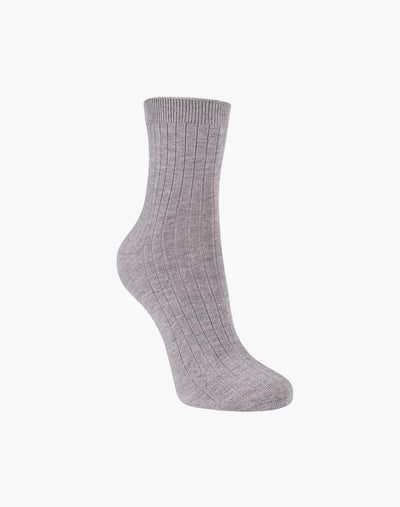 Bamboozld Quarter Crew Bee Sock - Grey