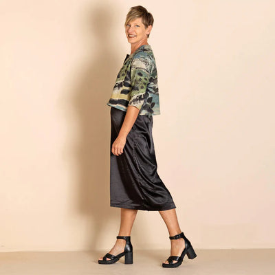Megan Salmon - Linen Birdie Jacket - Park Life - M5010