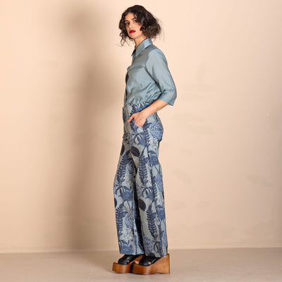 Megan Salmon - Blue Annuals Mariner Pant