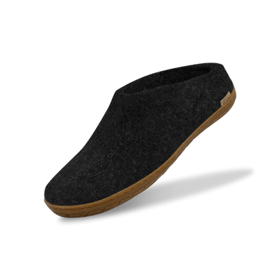 Glerups - The Honey Rubber Slip on Charcoal - BR-02-00