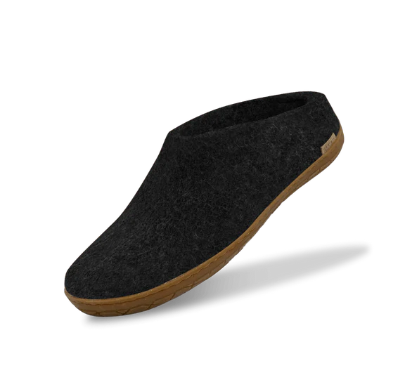 Glerups - The Honey Rubber Slip on Charcoal - BR-02-00