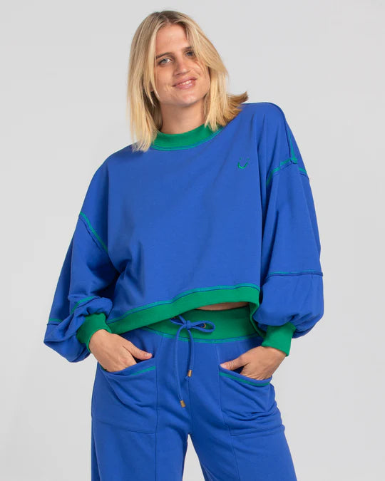 Boom shankar - Guru Sweater - Cobalt -W25JM22-01