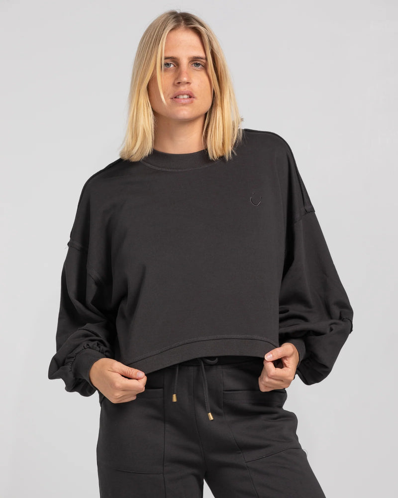 Boom Shankar - Guru Sweater - Washed Black - W25JM22-03