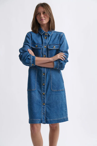 Kireina - Brandy Dress - Dakota Wash - KAU260027