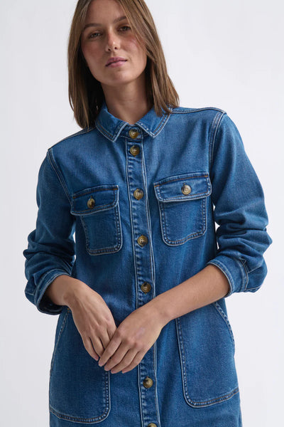 Kireina - Brandy Dress - Dakota Wash - KAU260027