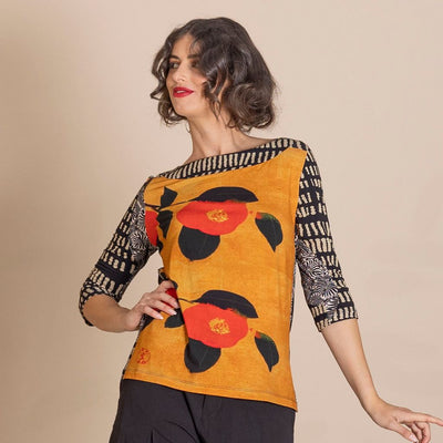 Megan Salmon - Camelia Audrey Tee