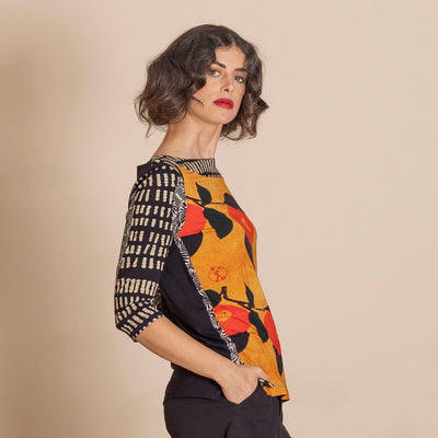 Megan Salmon - Camelia Audrey Tee