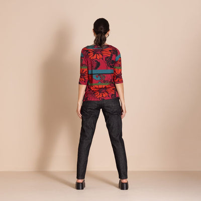 Megan Salmon - Chrysanthemum Audrey Tee