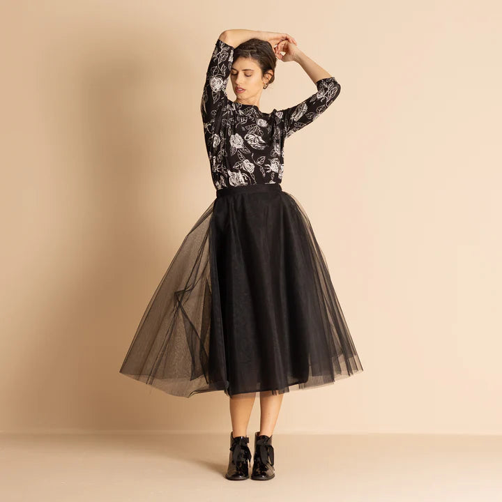 Megan Salmon - Circle Tutu - Black - M7705
