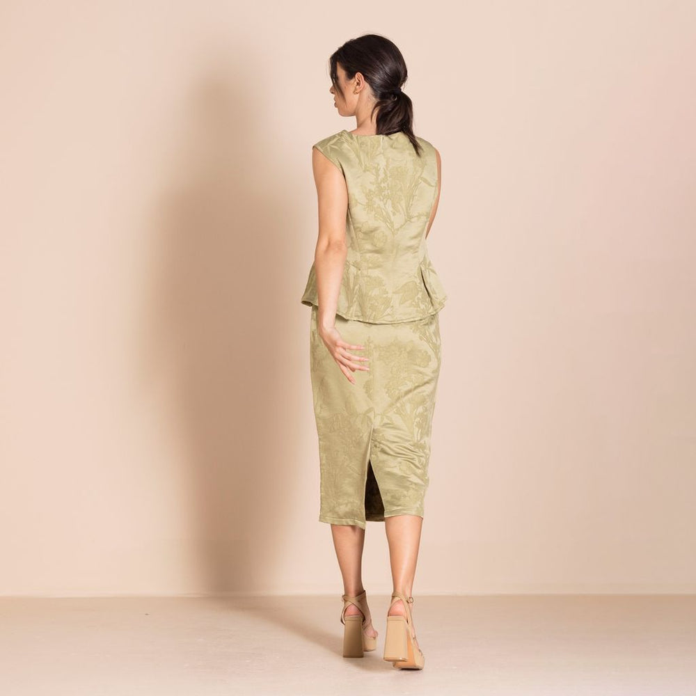 Megan Salmon - Cowslip Coda Shell - Pisatachio - M6621