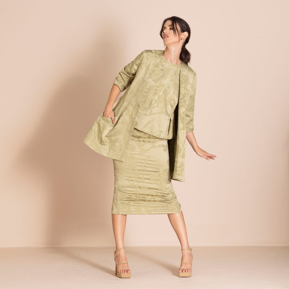 Megan Salmon - Cowslip Tyler Coat - Pistachio - M5607