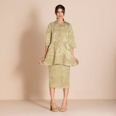 Megan Salmon - Cowslip Tyler Coat - Pistachio - M5607