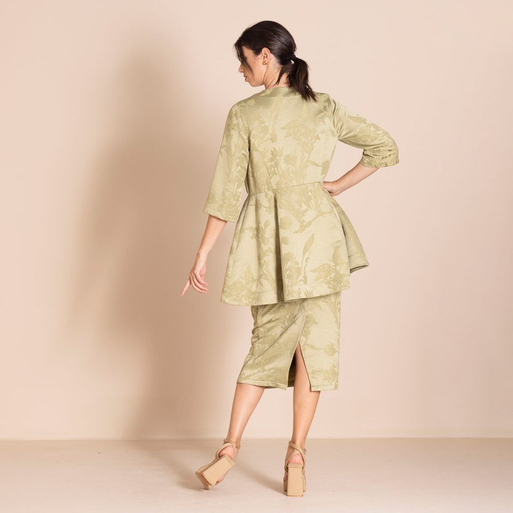 Megan Salmon - Cowslip Tyler Coat - Pistachio - M5607