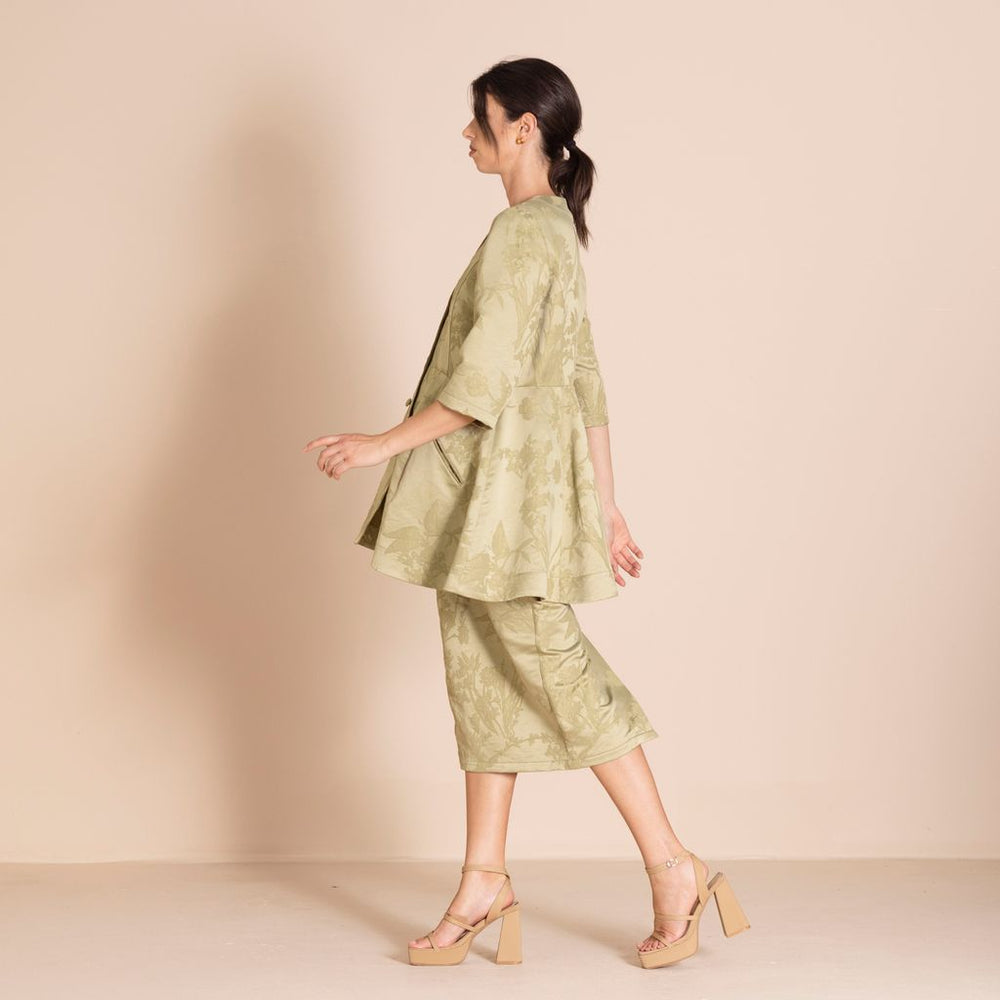 Megan Salmon - Cowslip Tyler Coat - Pistachio - M5607