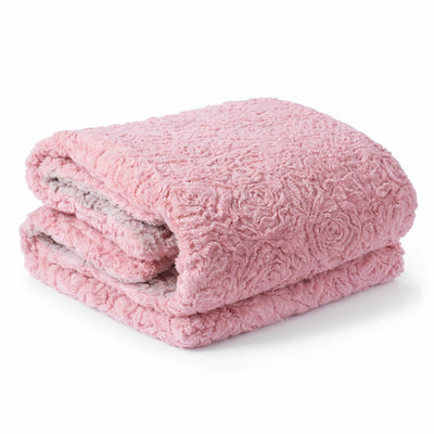Angads - Cosy Blanket - Salmon/Taupe