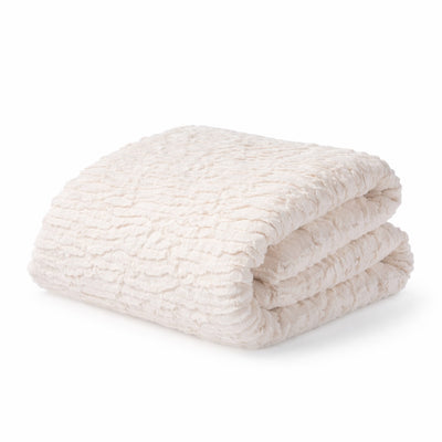Angads - 160x160 Cloud Throw - Ivory
