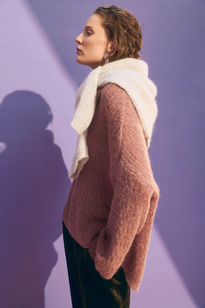 Elk - Agna Pattern Sweater - Rosewood