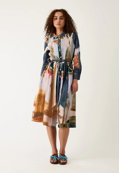 Nancybird - Delphi Dress - Night Herons - W26-A11NH