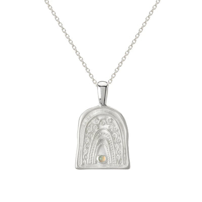 Murkani - Rainbow Spirit Necklace - Silver