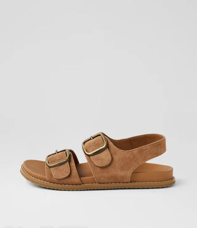 Django & Juliette - Nodrish Sandal - Light Choc Suede