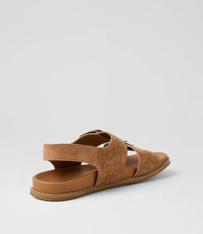 Django & Juliette - Nodrish Sandal - Light Choc Suede
