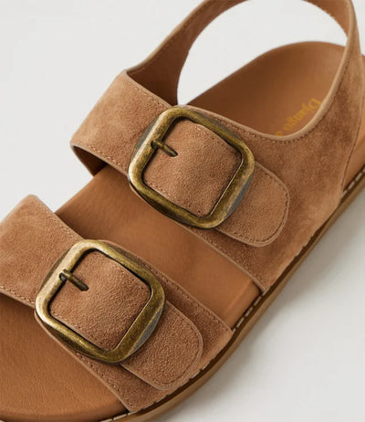 Django & Juliette - Nodrish Sandal - Light Choc Suede