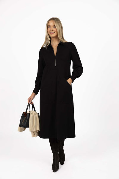 Humidity - Dune Midi Dress - Black - HW26102