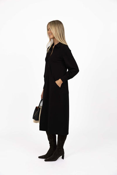 Humidity - Dune Midi Dress - Black - HW26102