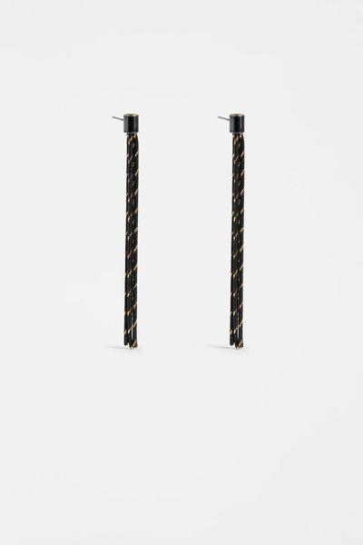 Elk - Vodel Drop Earring - Black/Gold
