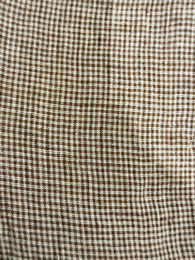 Montaigne - Eadie Linen Pants Fine Houndstooth