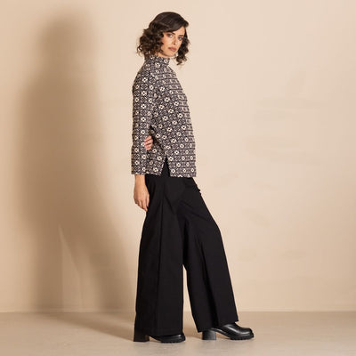 Megan Salmon - Emblem Hi Crew Sweater - MSW26-M6725