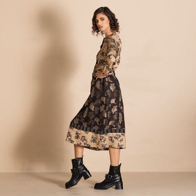 Megan Salmon - Exotica A Line Skirt - M7702