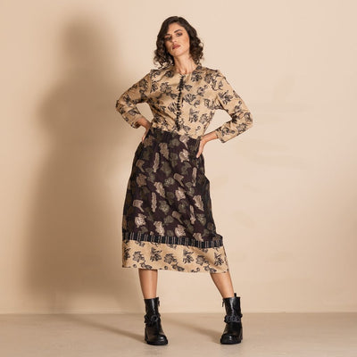Megan Salmon - Exotica A Line Skirt - M7702