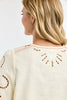 365 Days - Annie Embroidered Top - 3DT9436 Antique Cream