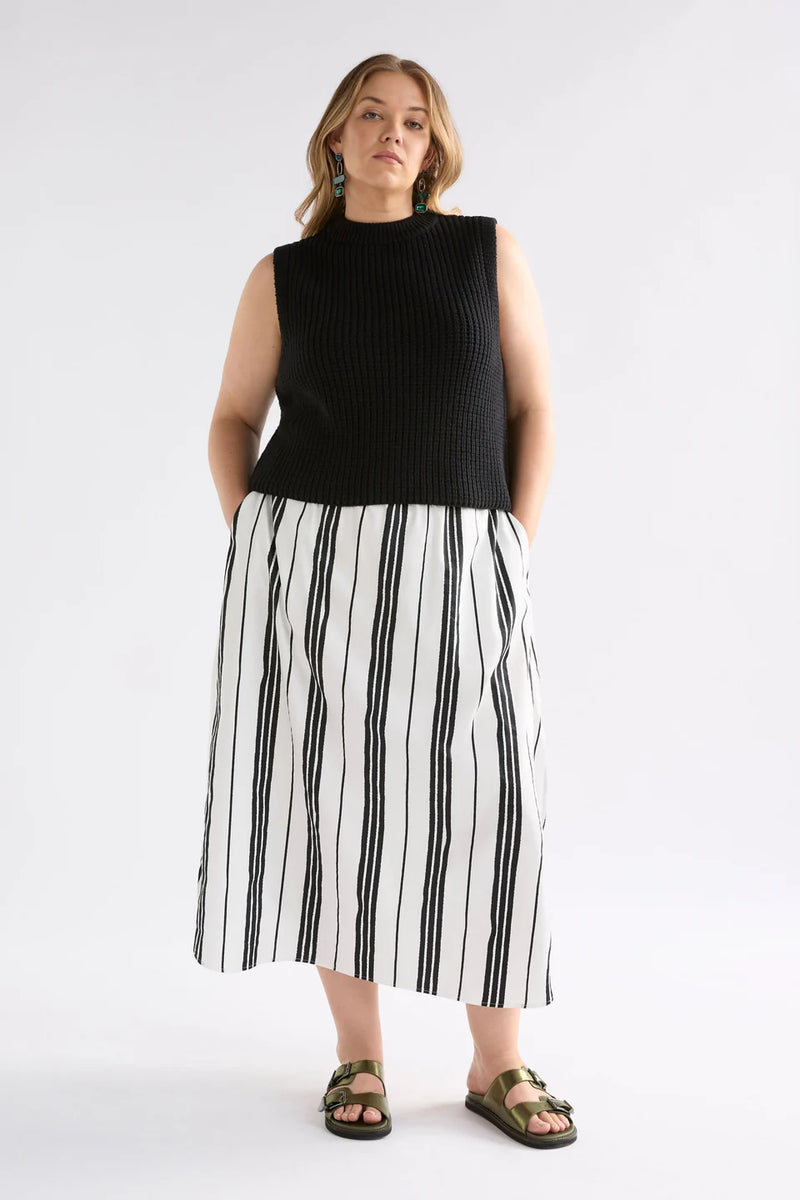 Elk - Fez Skirt - Fez Print White - A1348WS25