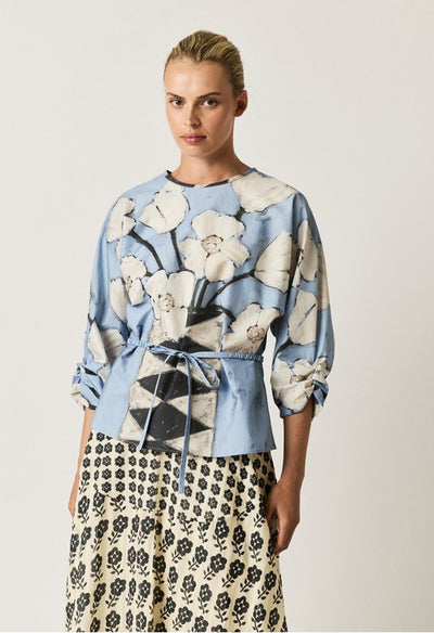 Nancybird - Zephyr Blouse - Island Still Life