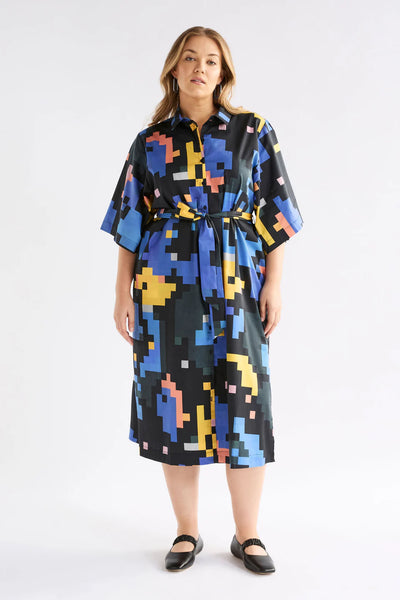 Elk the Label - Grand Shirt Dress - Luccent Print - A1336E