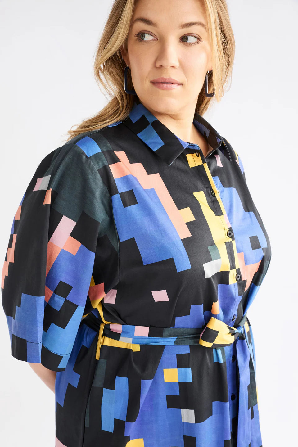 Elk the Label - Grand Shirt Dress - Luccent Print - A1336E
