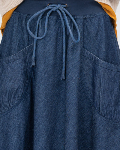 Boom Shankar - Guru Skirt - Dark Denim - AS-WLS01