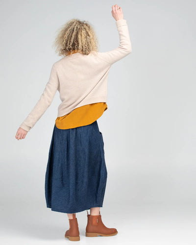 Boom Shankar - Guru Skirt - Dark Denim - AS-WLS01