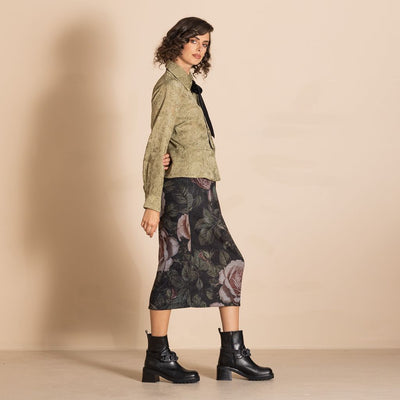 Megan Salmon - Gustav Camisole Shirt - Olive - M6741