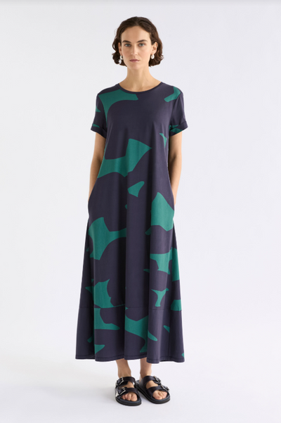 Elk - Haki Dress - Teal Tera - A1556MS25