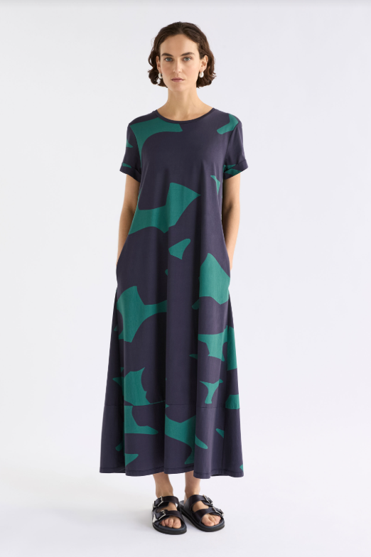 Elk - Haki Dress - Teal Tera - A1556MS25