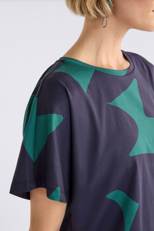 Elk - Haki Short Sleeve T Shirt - Teal Tera - A1555MS25